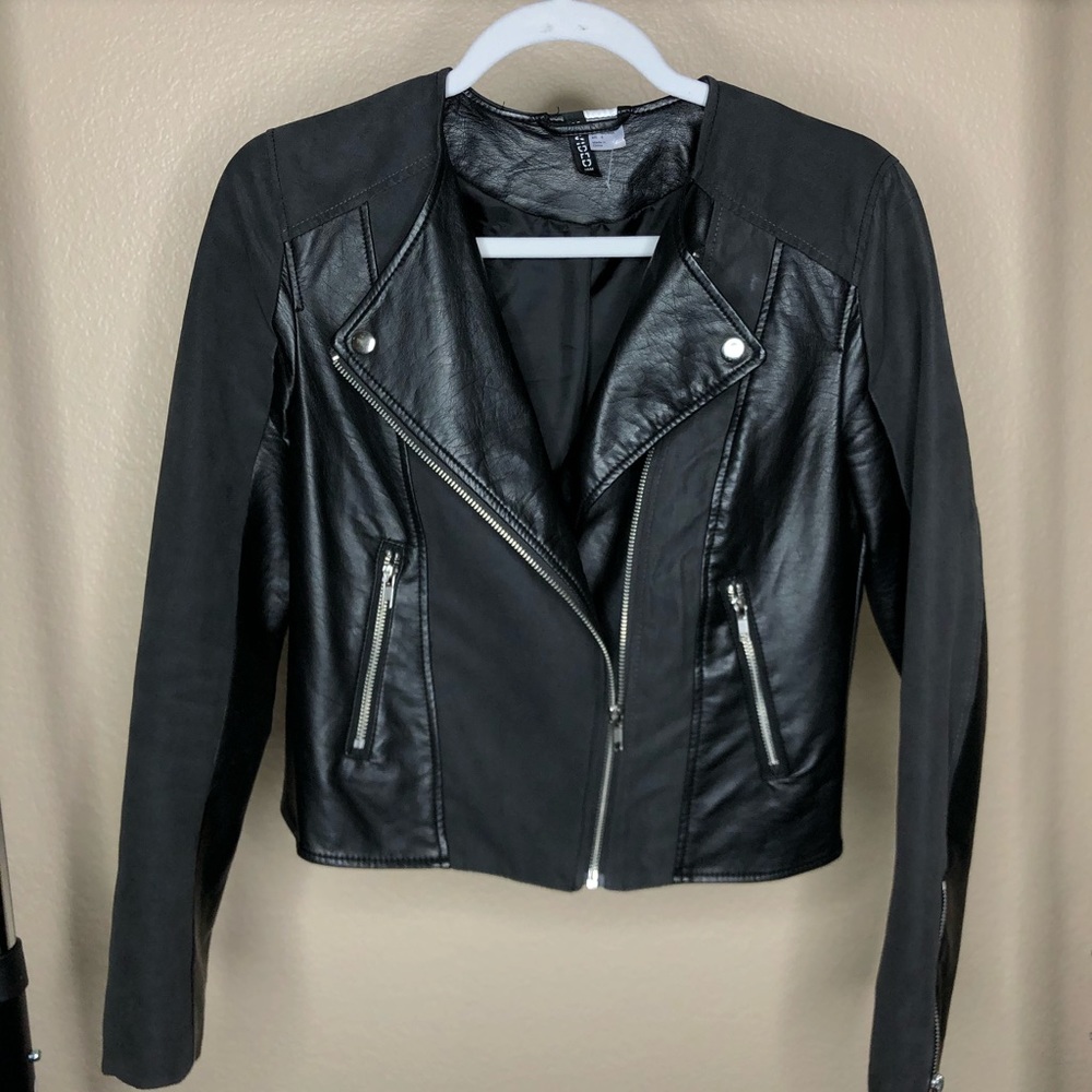 Faux Leather/Suede jacket